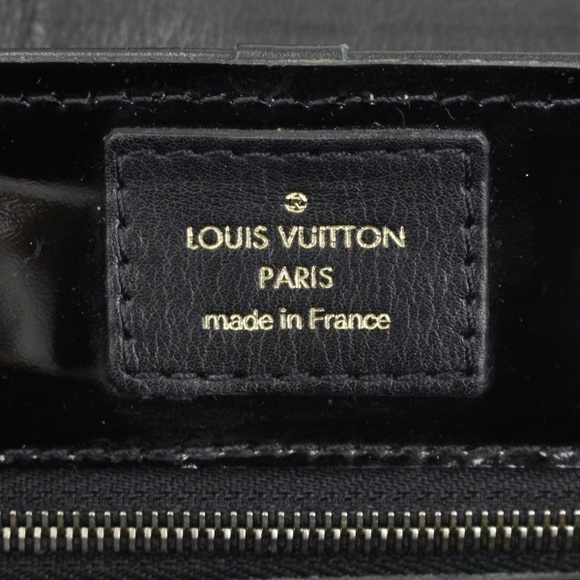 Louis Vuitton Bolly Monogram Embossed Handbag Black - Picture 6 of 6